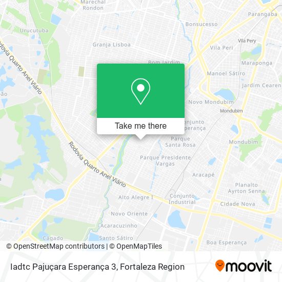 Iadtc Pajuçara Esperança 3 map