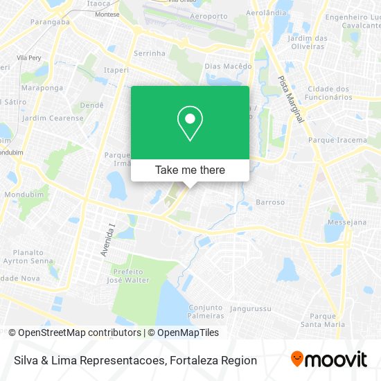 Silva & Lima Representacoes map