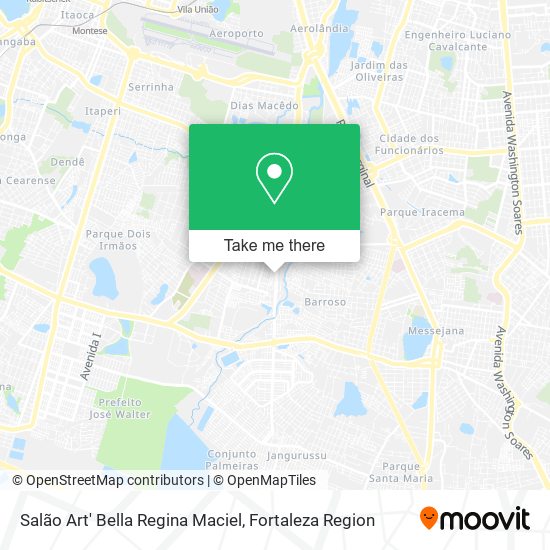 Salão Art' Bella Regina Maciel map