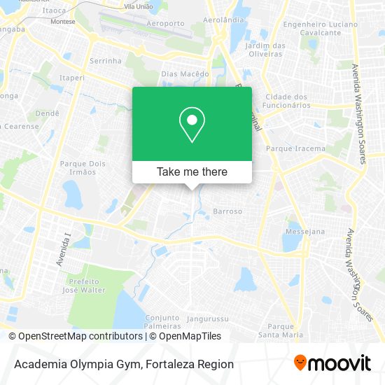 Mapa Academia Olympia Gym