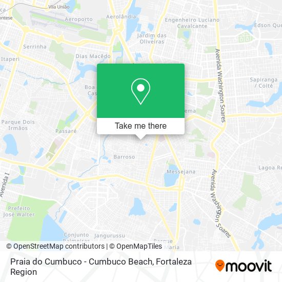 Praia do Cumbuco - Cumbuco Beach map