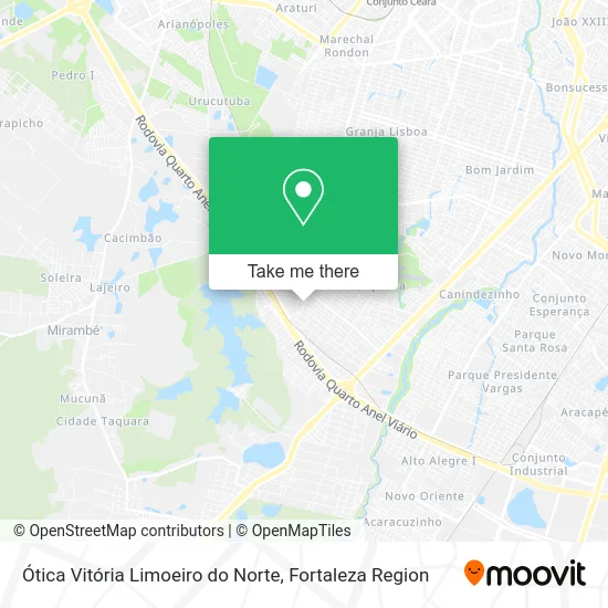 Ótica Vitória Limoeiro do Norte map