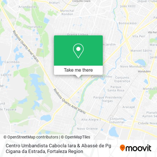 Centro Umbandista Cabocla Iara & Abassé de Pg Cigana da Estrada map