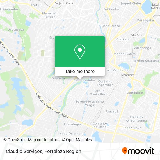 Claudio Serviços map