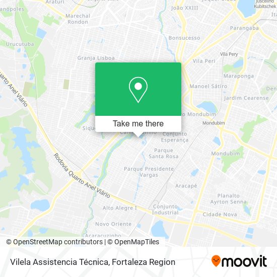 Vilela Assistencia Técnica map