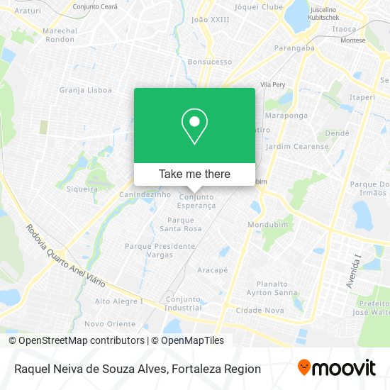 Raquel Neiva de Souza Alves map