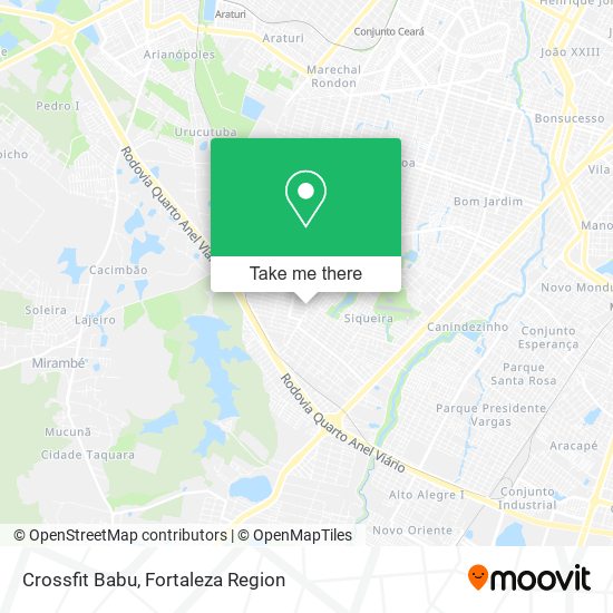 Crossfit Babu map