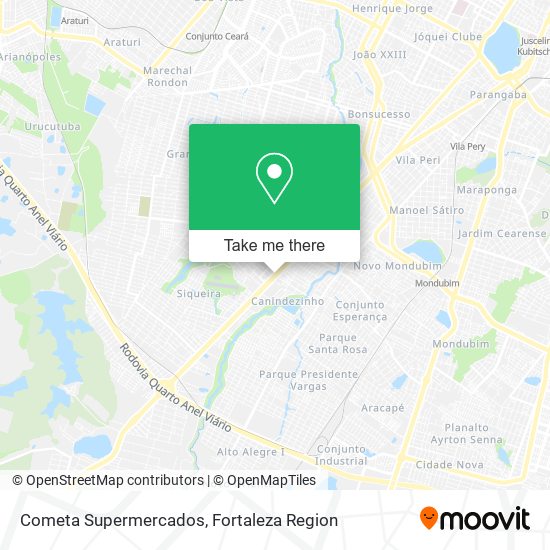 Cometa Supermercados map