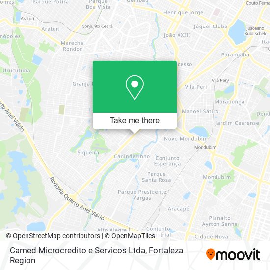 Camed Microcredito e Servicos Ltda map