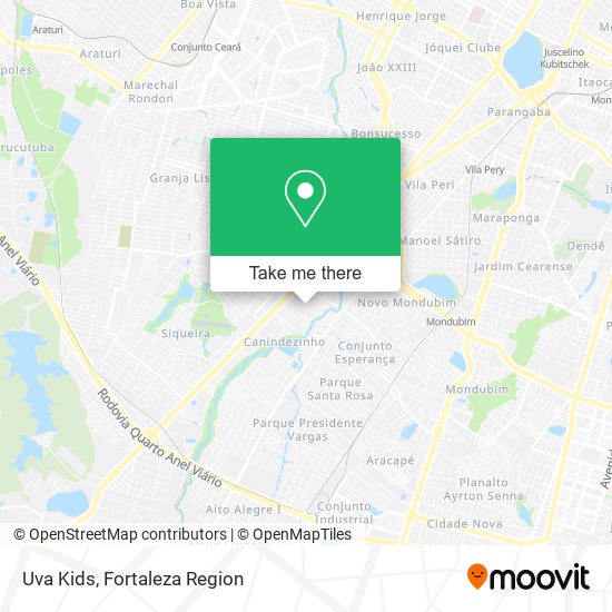 Uva Kids map