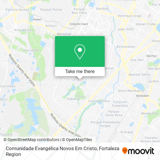 Comunidade Evangélica Novos Em Cristo map