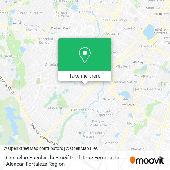 Conselho Escolar da Emeif Prof Jose Ferreira de Alencar map
