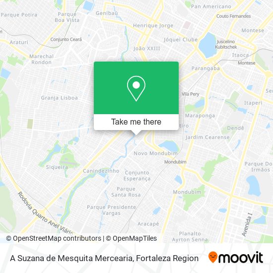 A Suzana de Mesquita Mercearia map