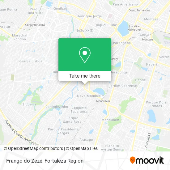 Frango do Zezé map