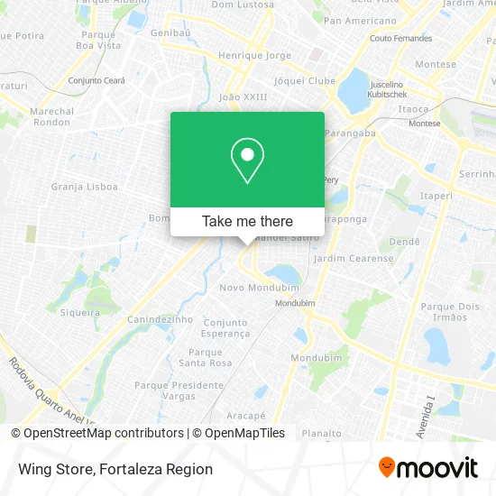 Wing Store map
