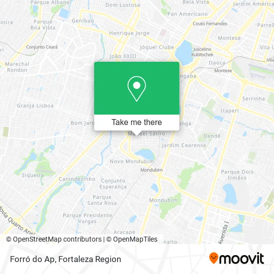 Forró do Ap map