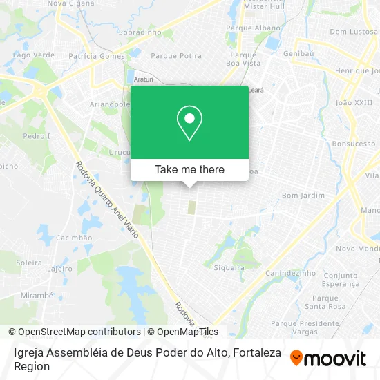 Igreja Assembléia de Deus Poder do Alto map
