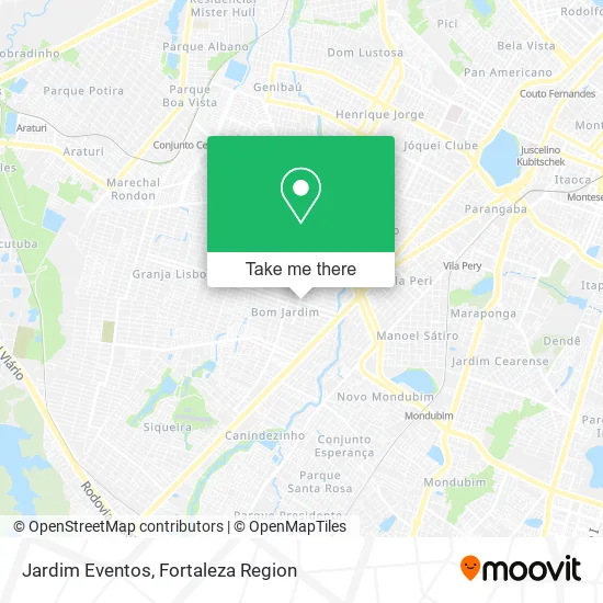 Jardim Eventos map