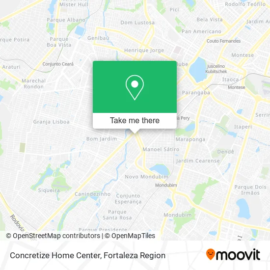Concretize Home Center map