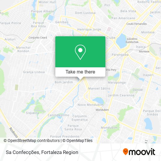 Sa Confecções map