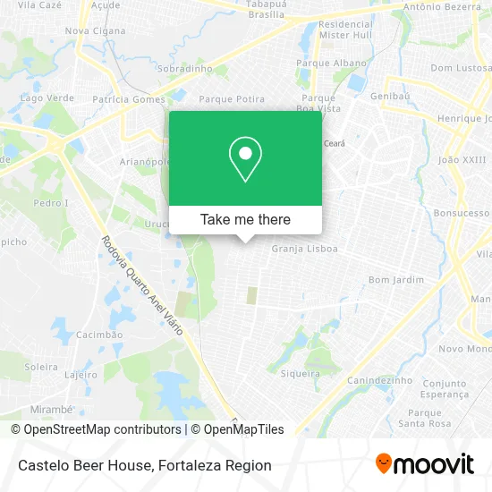 Castelo Beer House map