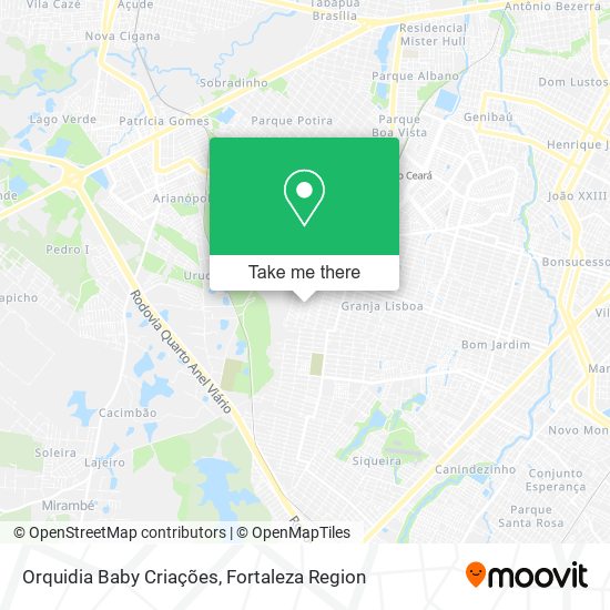 Orquidia Baby Criações map