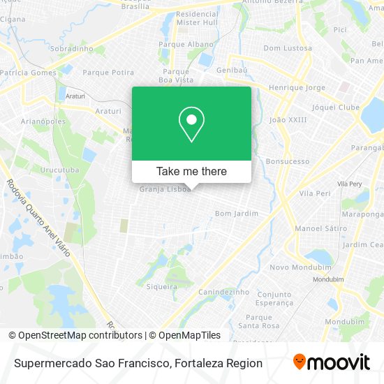 Mapa Supermercado Sao Francisco