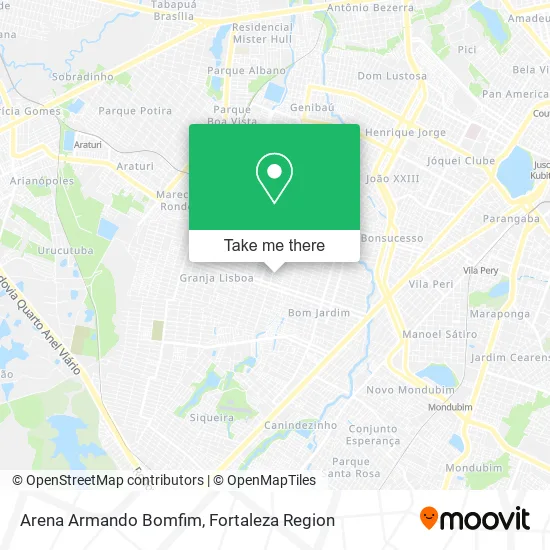 Arena Armando Bomfim map