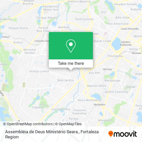Assembléia de Deus Ministério Seara. map