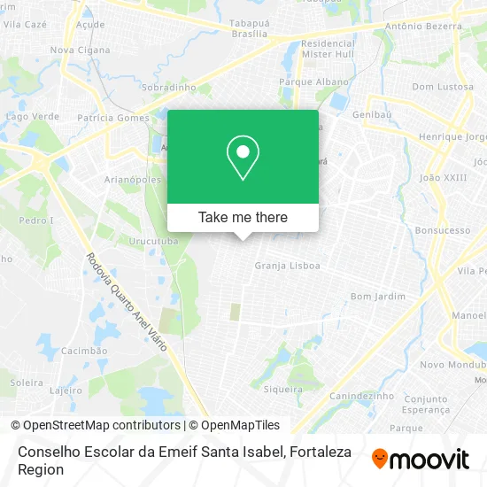 Conselho Escolar da Emeif Santa Isabel map