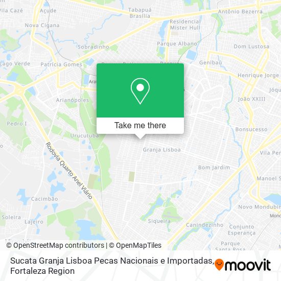 Sucata Granja Lisboa Pecas Nacionais e Importadas map