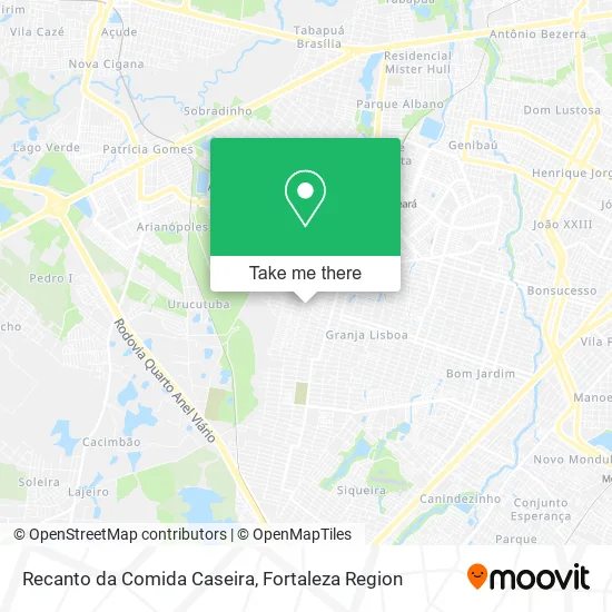 Recanto da Comida Caseira map