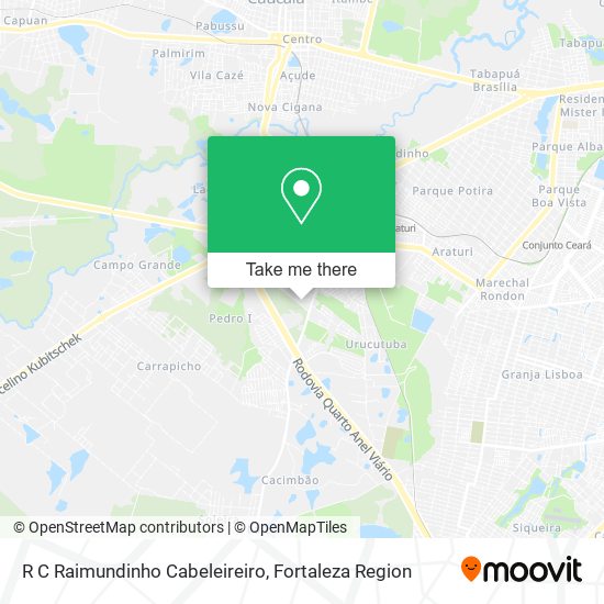 Mapa R C Raimundinho Cabeleireiro