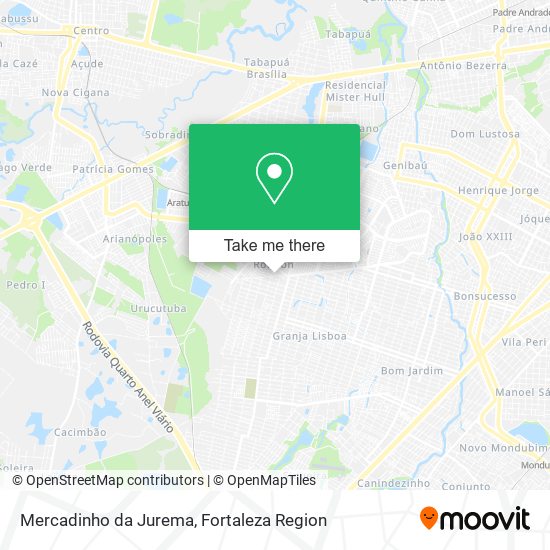 Mapa Mercadinho da Jurema