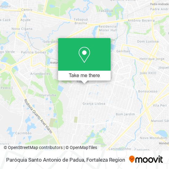 Paróquia Santo Antonio de Padua map