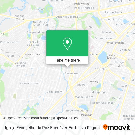 Igreja Evangelho da Paz Ebenézer map