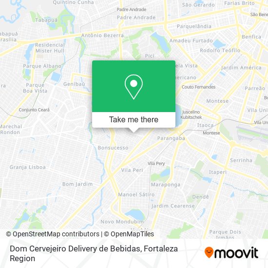 Dom Cervejeiro Delivery de Bebidas map