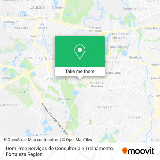 Mapa Dom Free Serviços de Consultoria e Treinamento