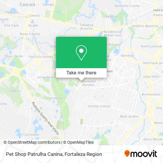 Pet Shop Patrulha Canina map
