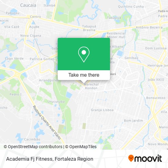 Academia Fj Fitness map