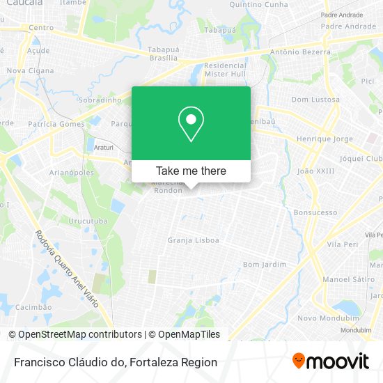 Francisco Cláudio do map
