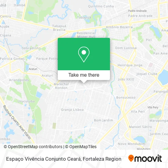 Espaço Vivência Conjunto Ceará map