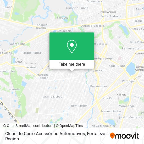 Clube do Carro Acessórios Automotivos map