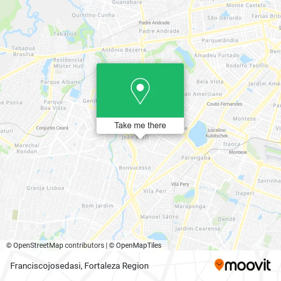 Franciscojosedasi map