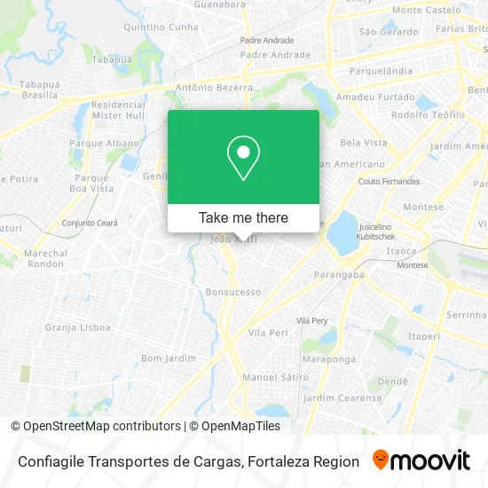 Confiagile Transportes de Cargas map