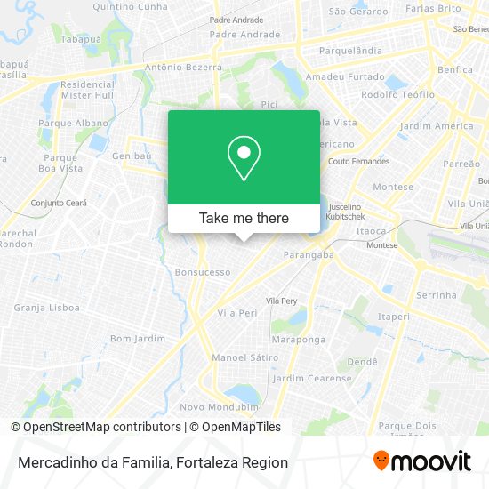 Mercadinho da Familia map