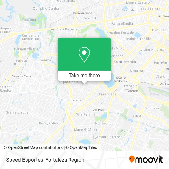 Speed Esportes map