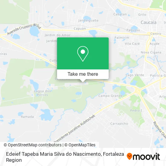 Edeief Tapeba Maria Silva do Nascimento map