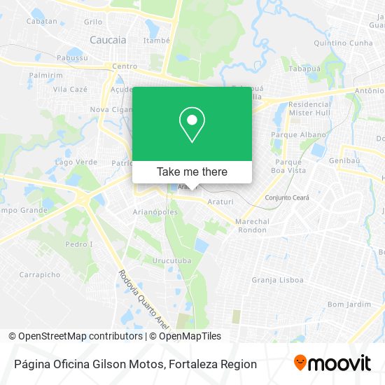 Página Oficina Gilson Motos map