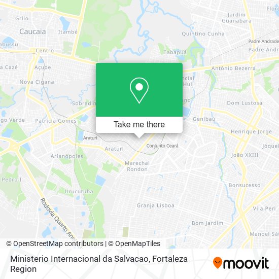Ministerio Internacional da Salvacao map